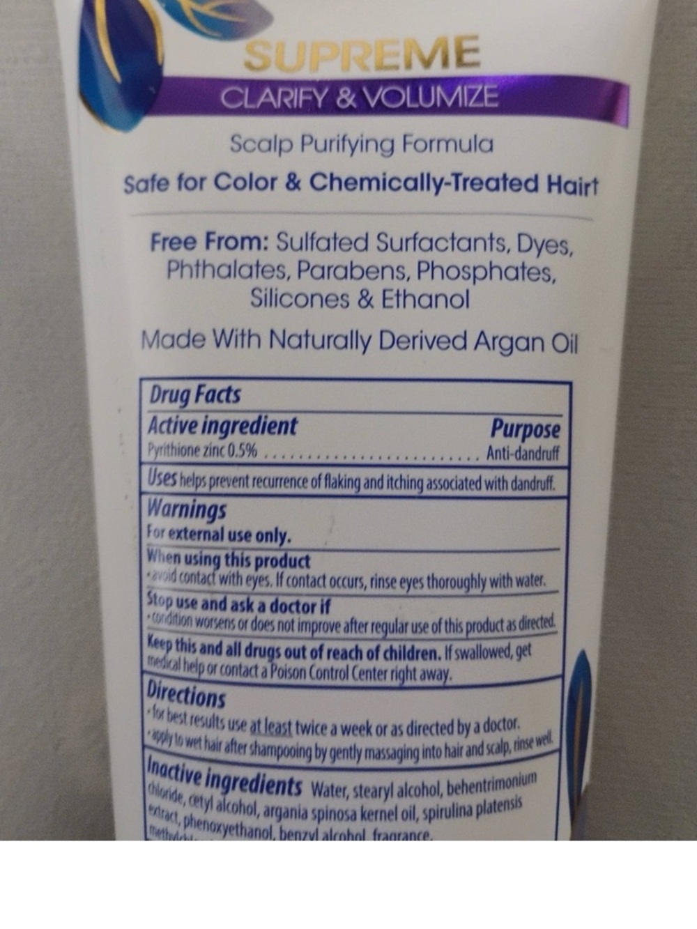 Supreme Clarify & Volumize Conditioner - White/Blue - Picture 6 of 7